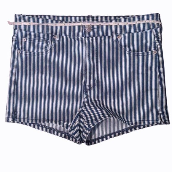 American Eagle Striped Hi-Rise Shortie size 14 - Picture 6 of 8